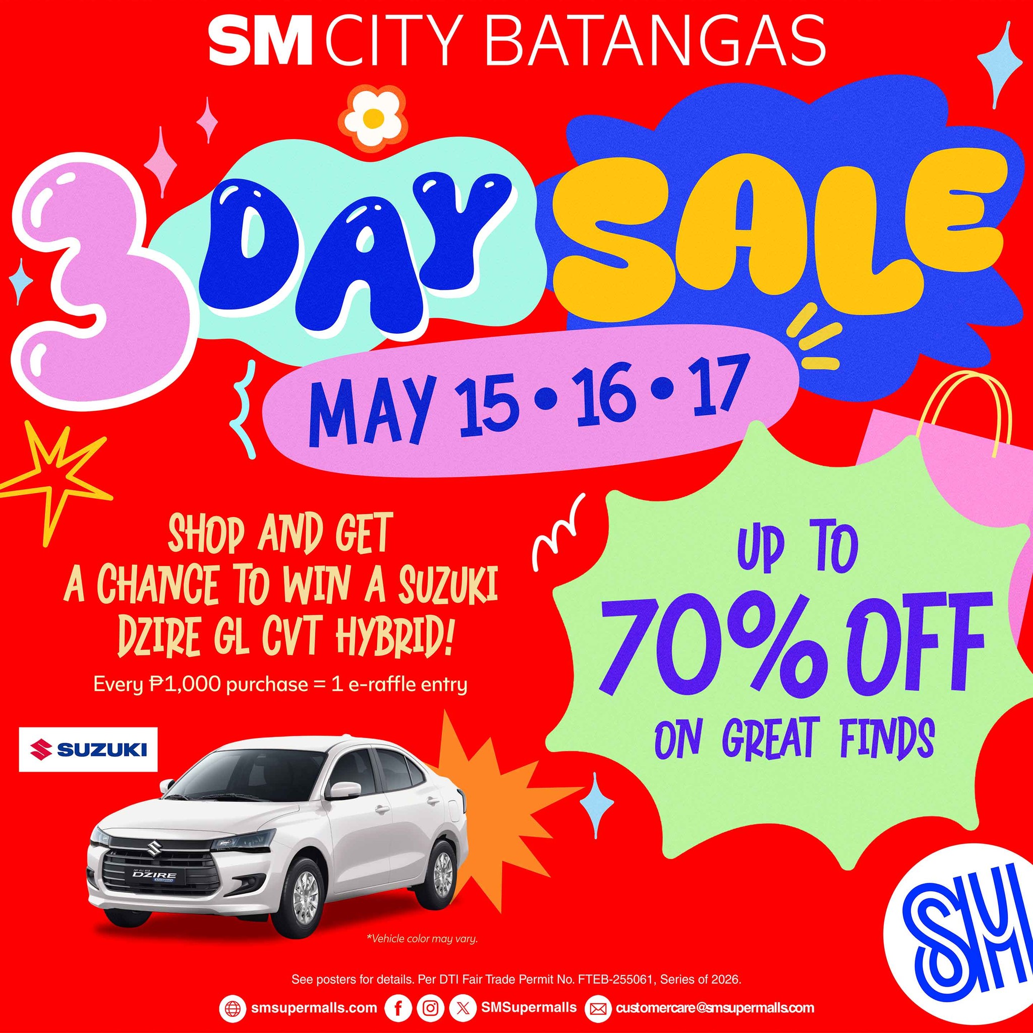 Cool summer deals, early back-to-school steals at SM City Batangas 3 day sale