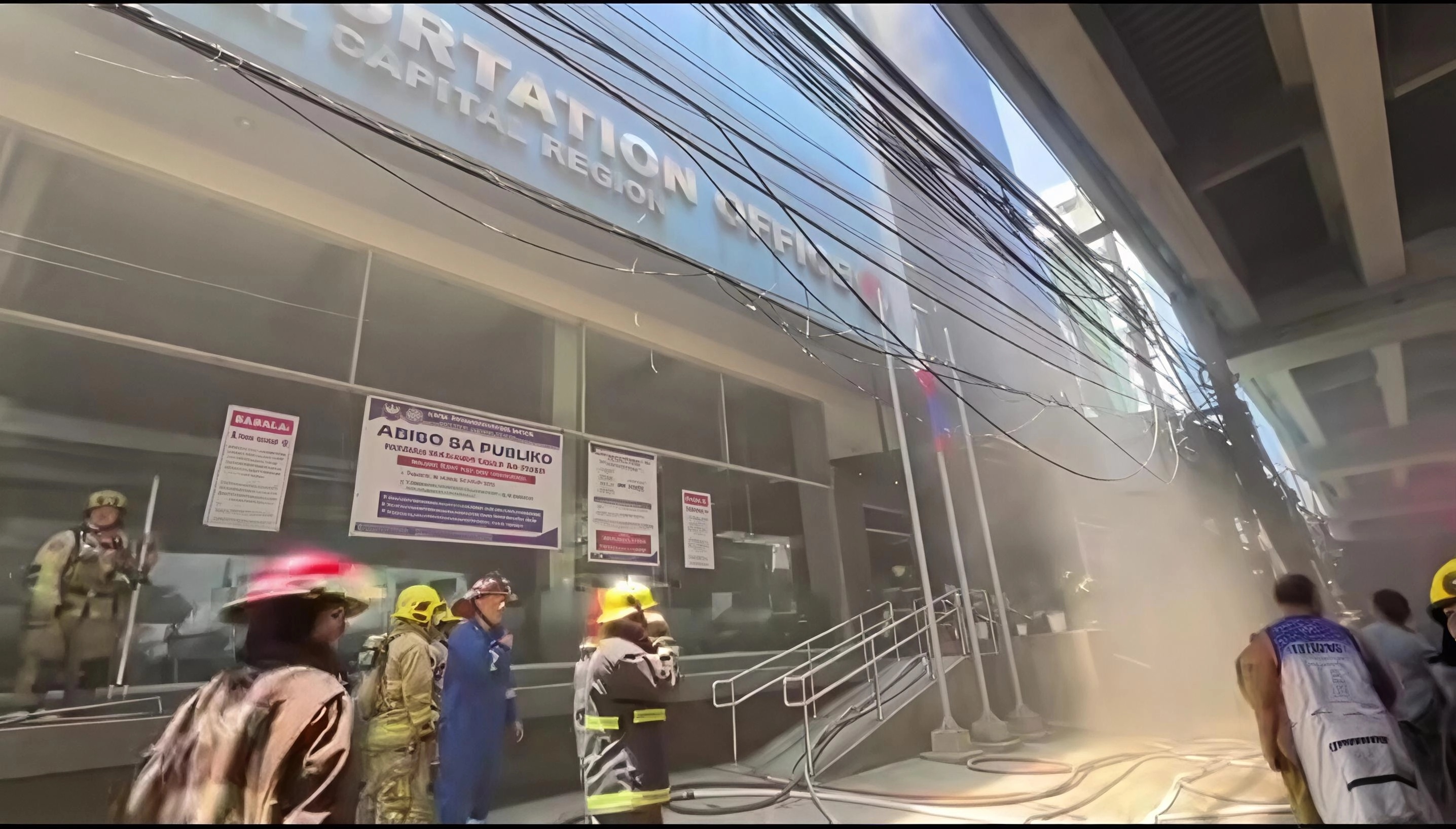 LTO-NCR office sa Quezon City nasunog