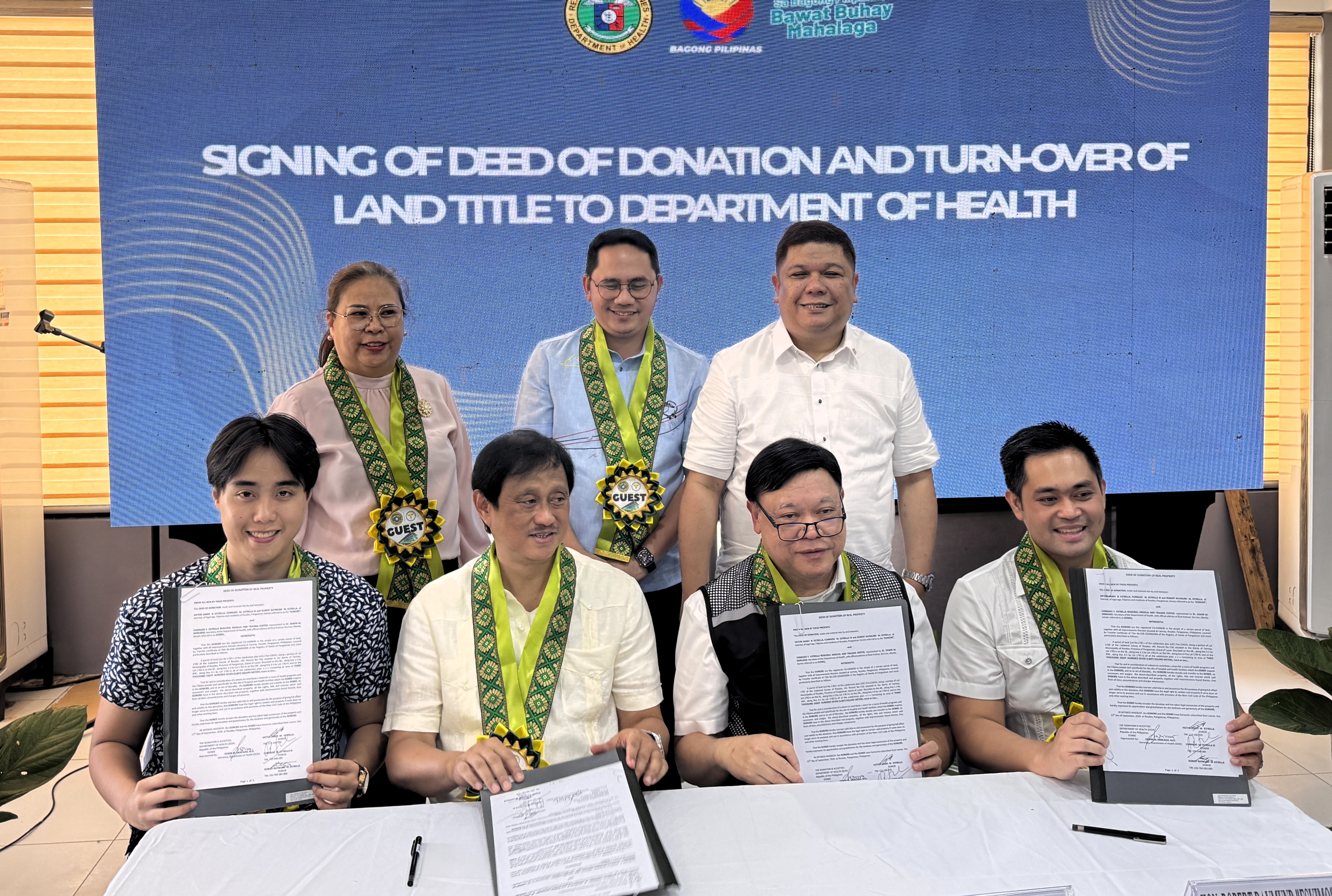 DOH accepts Estrella Family land donation in Pangasinan