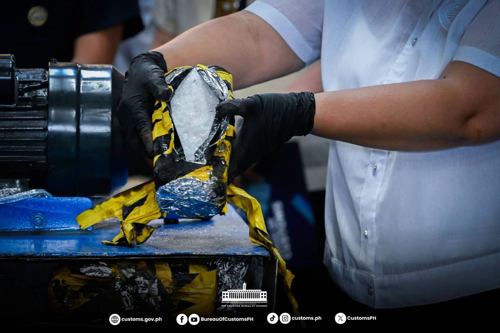 P496.4-M halaga ng shabu nasabat sa loob ng industrial machinery mula Mexico